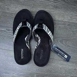 NWT Zebra Sperry Sandals